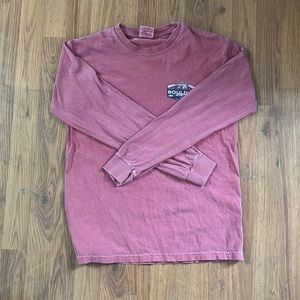 Comfort Colors Boulder Colorado Longsleeve Faded Vintage Red